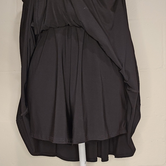 White Birch Women's Romper Sleeveless Wrap Style V-neck Stretch Black Size Small - Picture 5 of 10